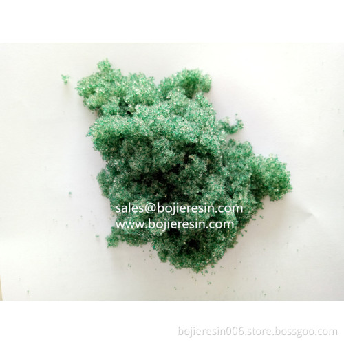 Color change resin for Aquarium Treatment
